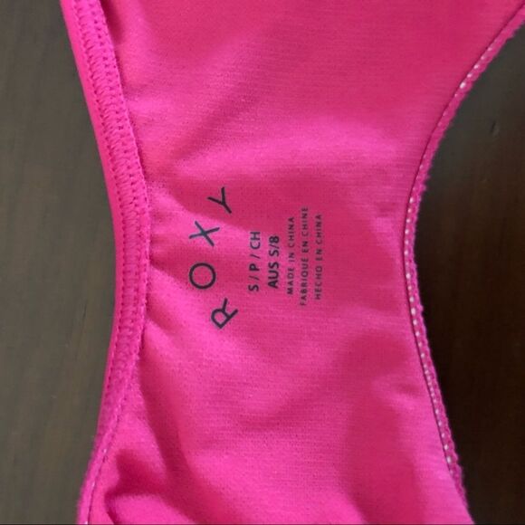NWT Roxy Blooming Ride One Piece Swimsuit Pink Beach Bikini Size Small - Picture 10 of 12